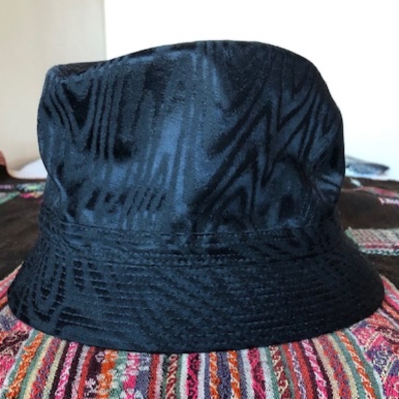 Rare, Iconic Philip Treacy Black Taffeta Bucket Hat — Size M main image 6